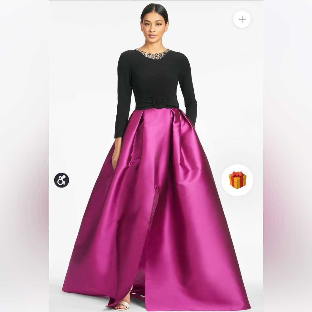 Beautiful designer formal dress. Worn once elegant , stylish beautiful color